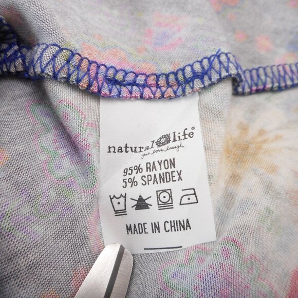 NWT Natural Life Opal ButterSoft Ballet Dress Size XL Patchwork Sleeveless Boho - Picture 12 of 12